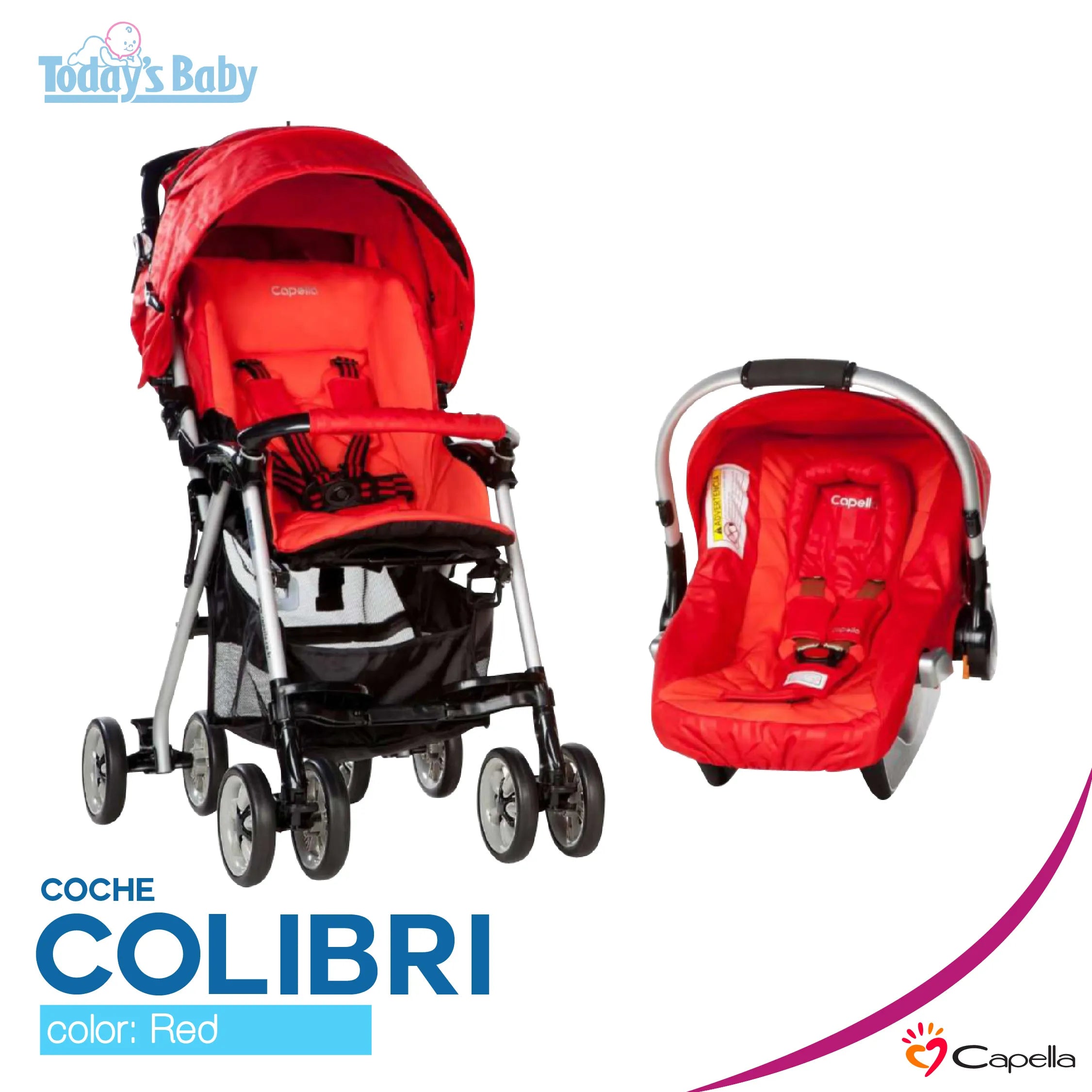 Coche Capella Colibri Pack Red