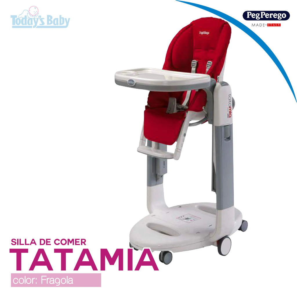 silla de comer mecedora tatamia fragola peg perego para bebé