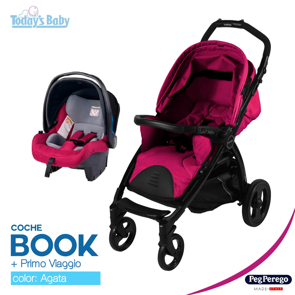 coche book ágata +primo viaggio sl + base para el carro para bebé