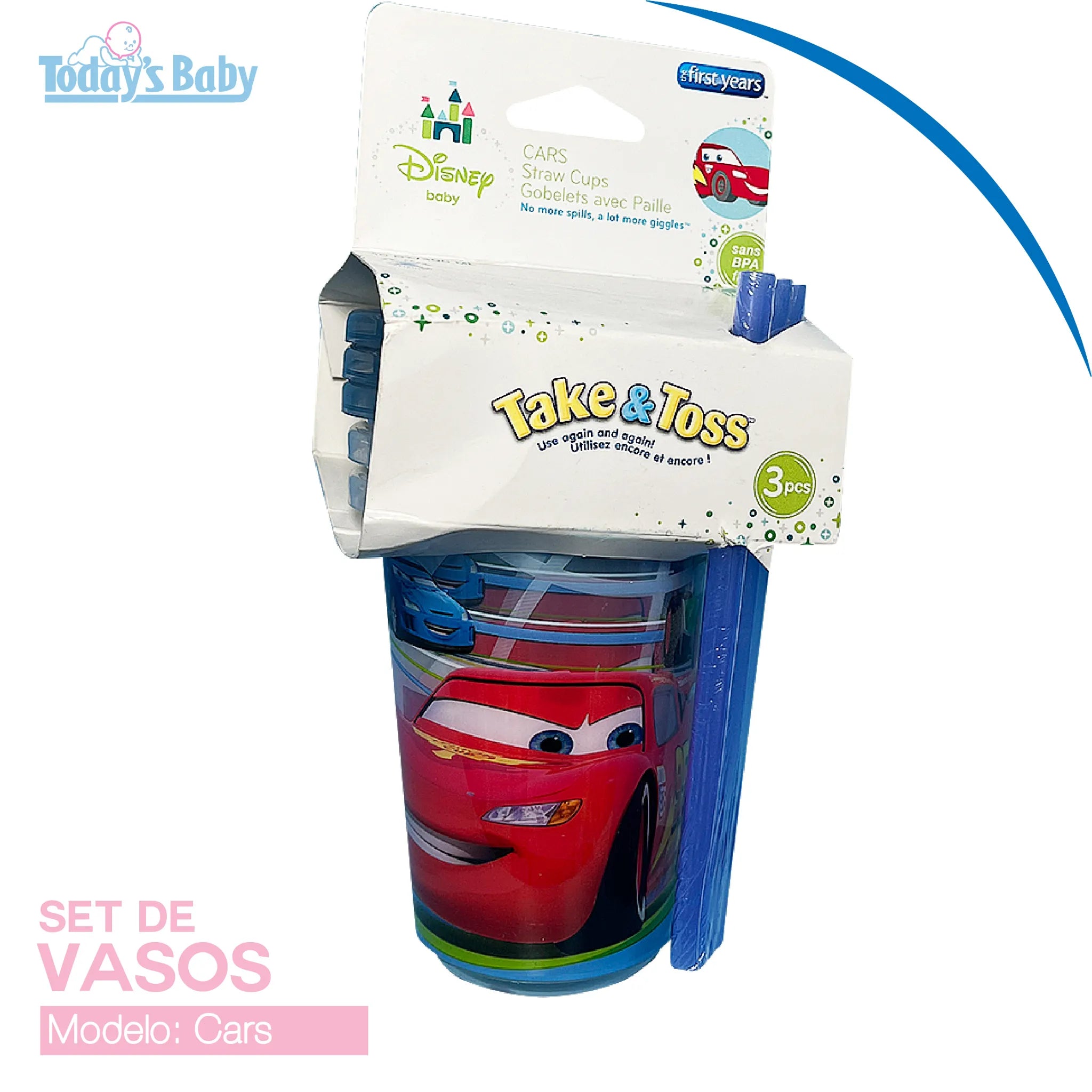 Set de vasos Cars