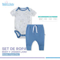 set de jogger y body puppy dog para bebé