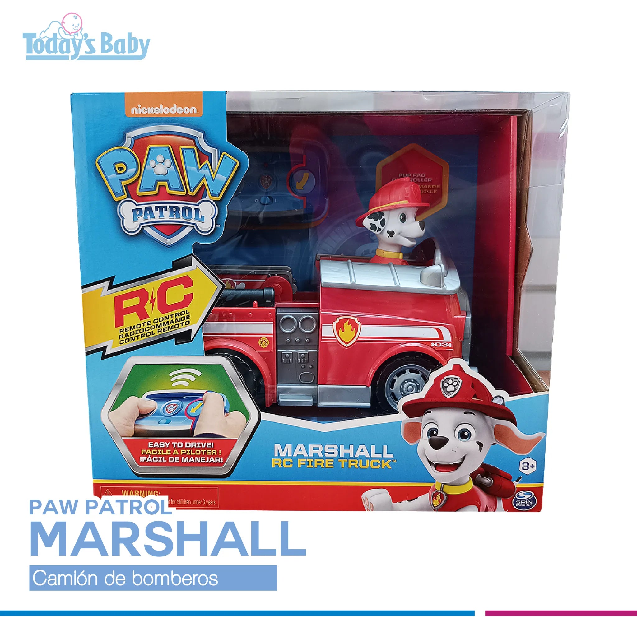 Camión de bomberos control remoto Paw Patrol