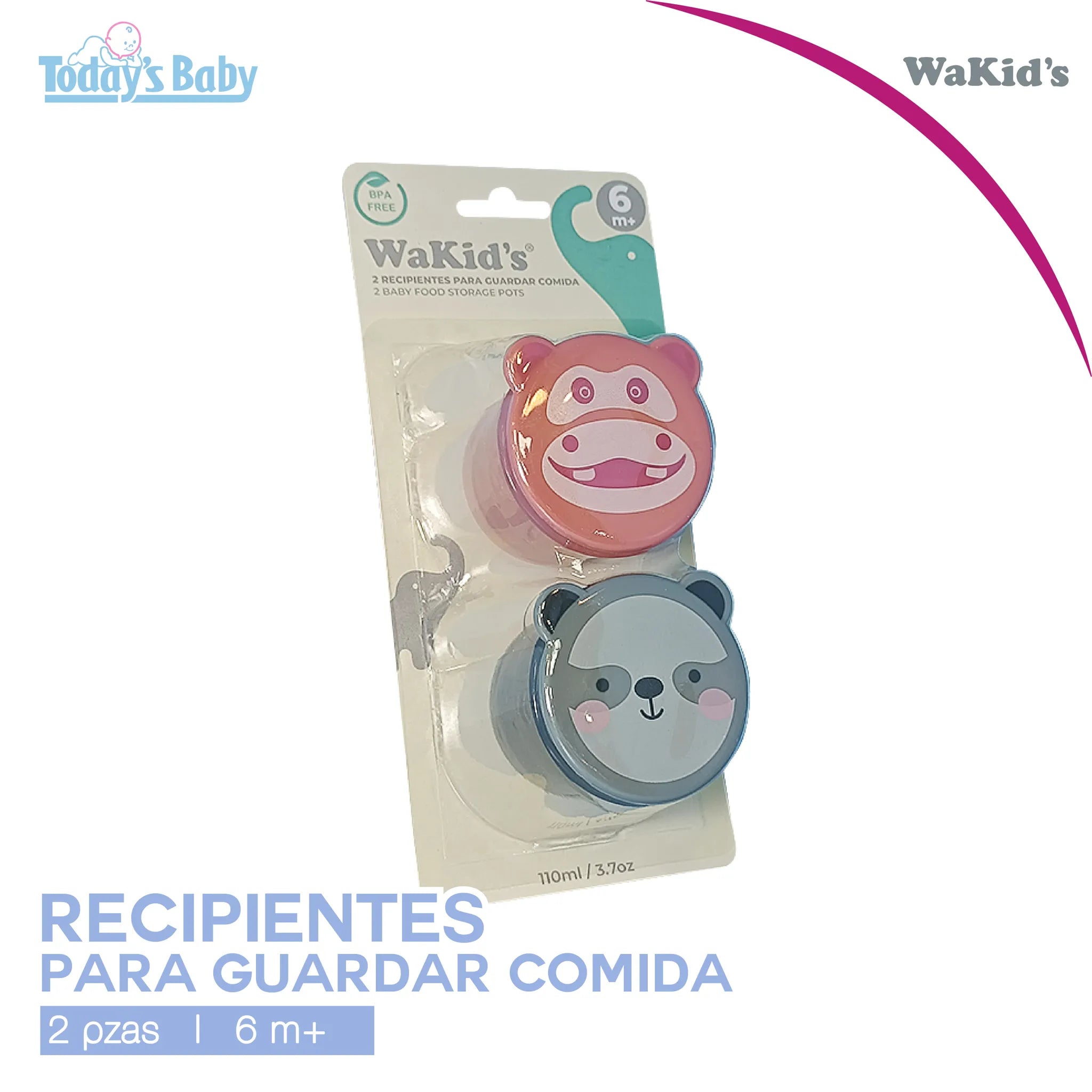 Recipientes para guardar comida Wakid's