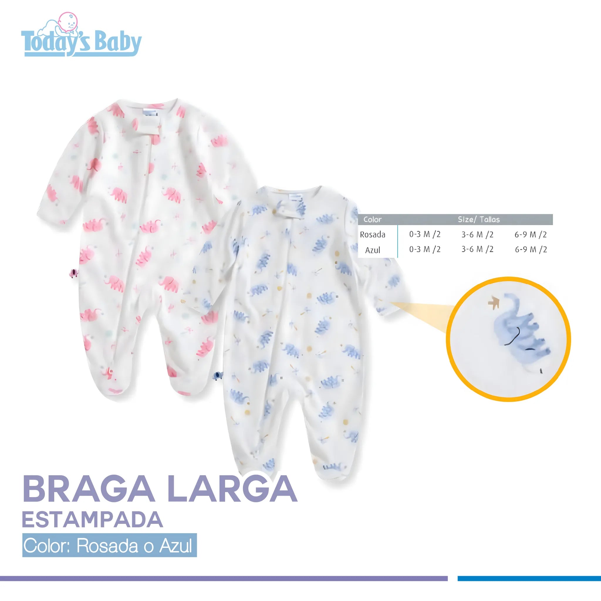 Bragas Estampadas Elefante