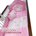 Juego de edredón mariposa rosa