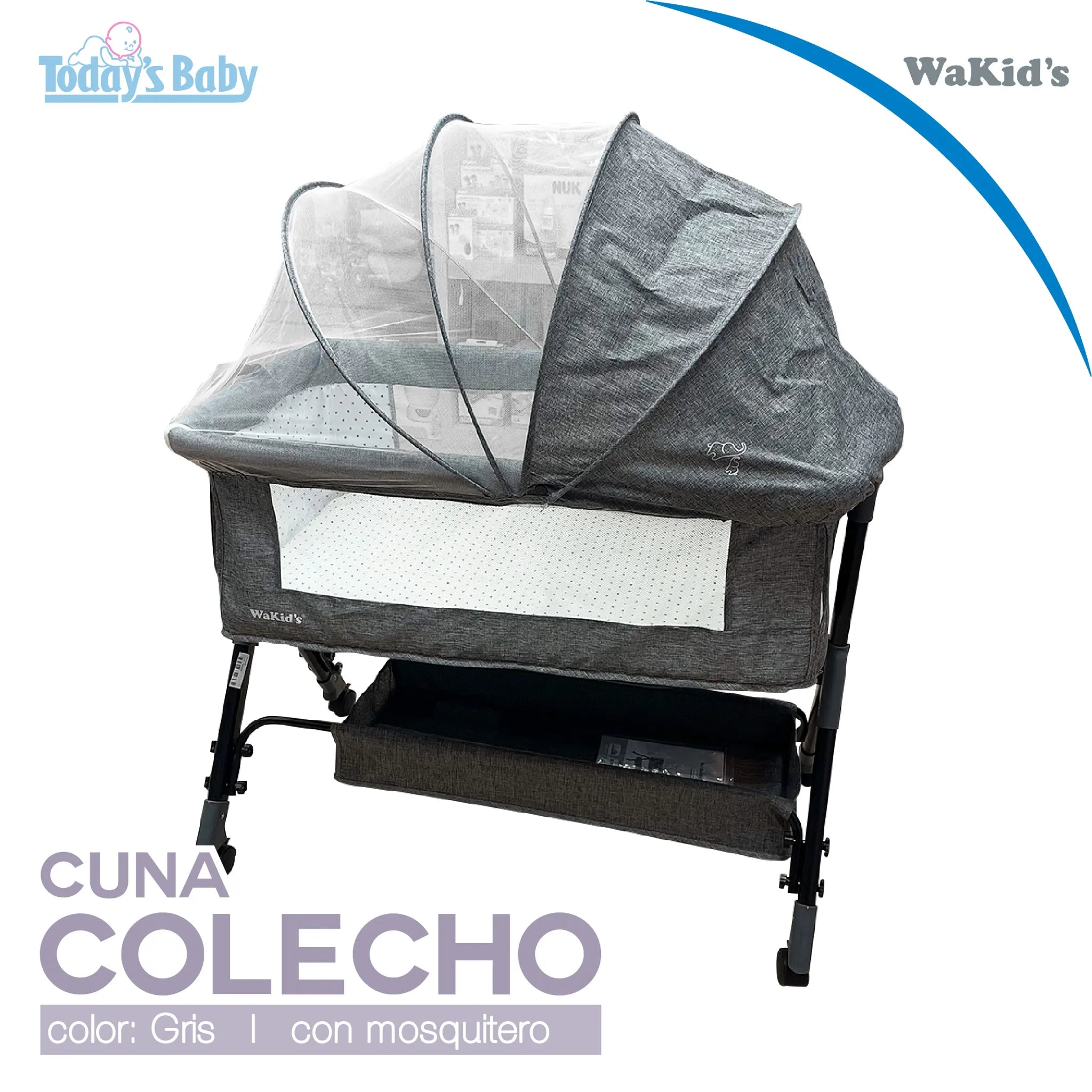 Cuna colecho Gris Wakid´s