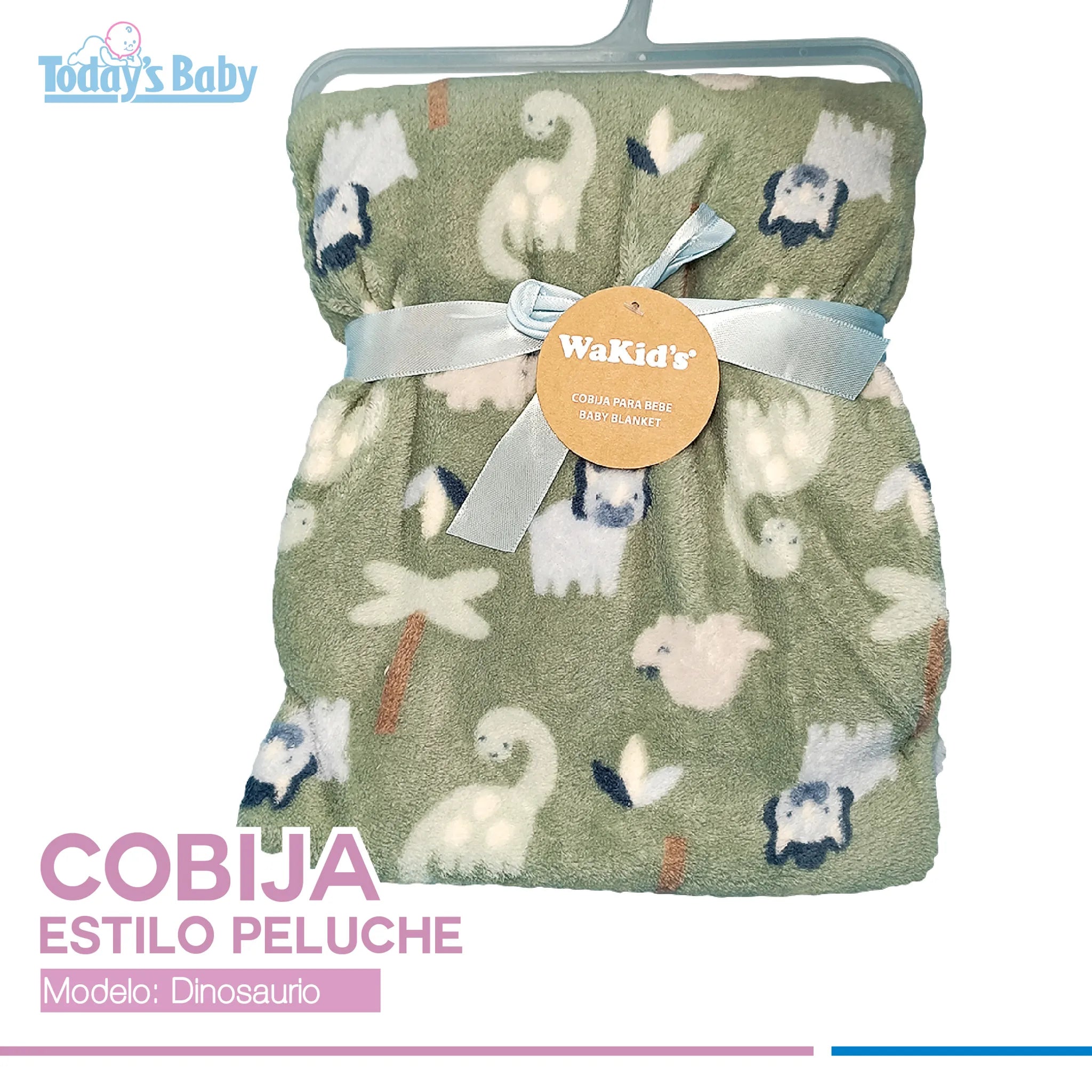 Cobija de bebé Wakid´s dinosaurio