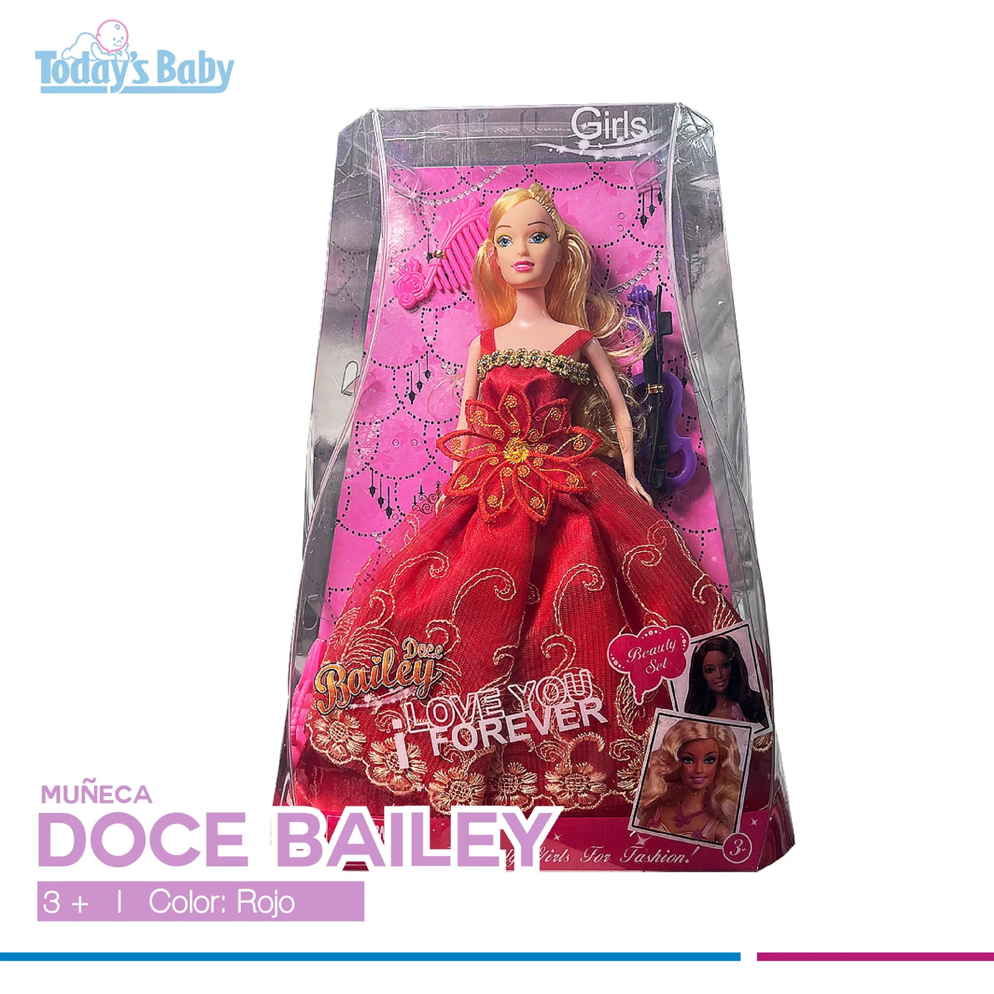 Muñeca Doll Bailey estilo Barbie