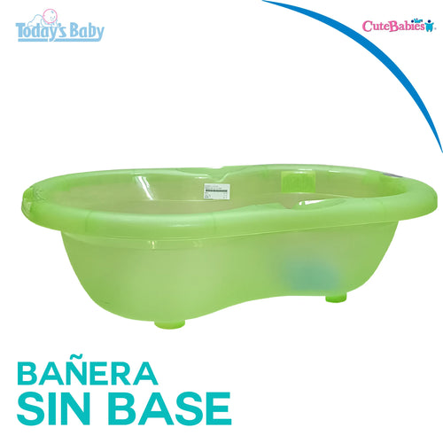 bañera sin base verde cute babies para bebé