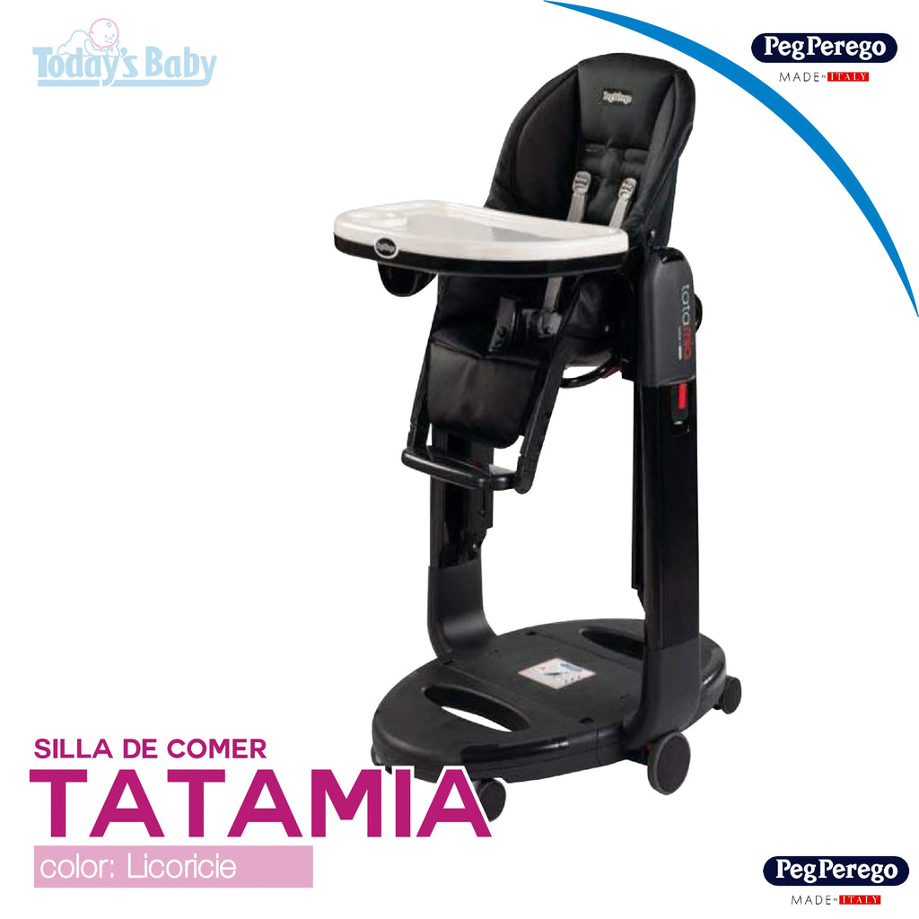 silla de comer  mecedora tatamia licorizie peg perego para bebé