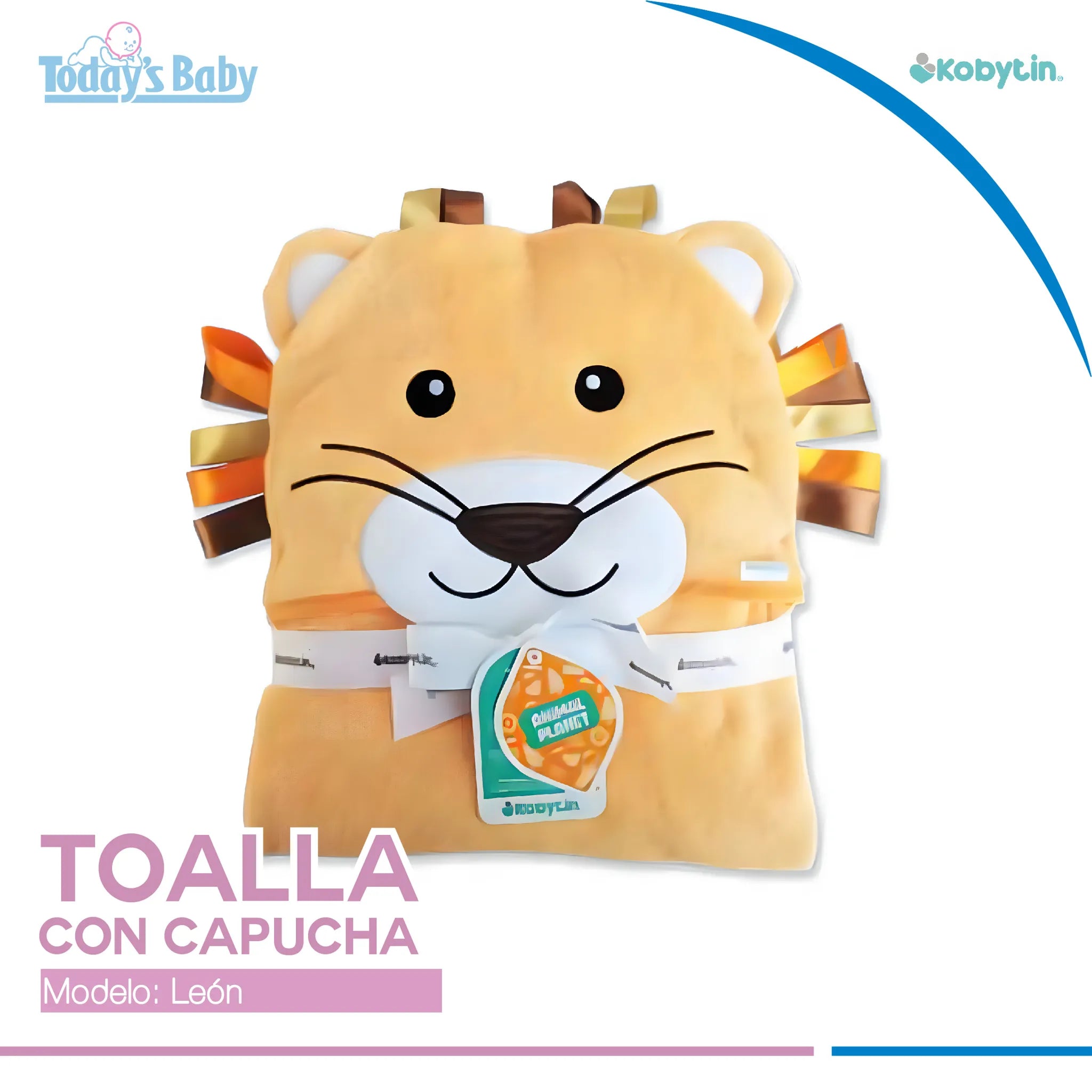 Toalla con Capucha de Leon Kobytin