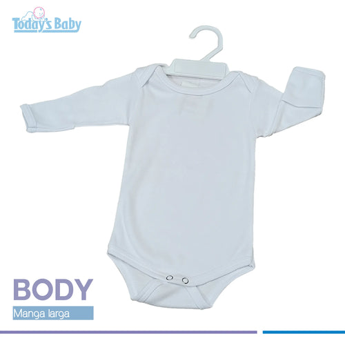 body manga larga rodes para bebé