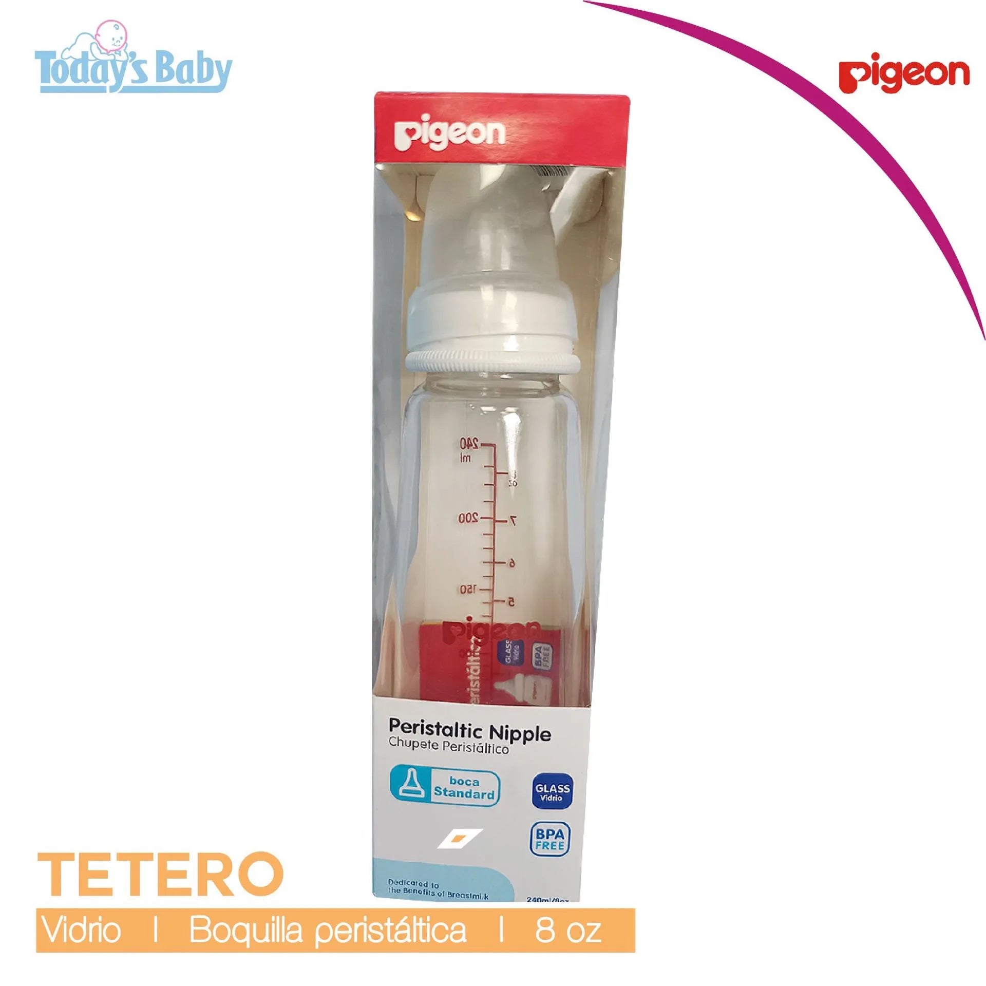 Biberón peristáltico Pigeon 8oz