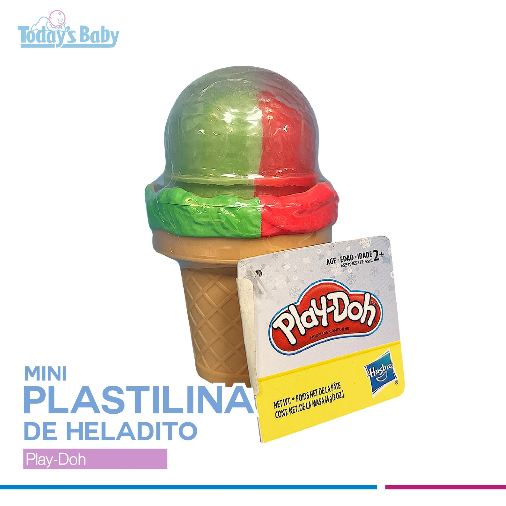 plastilina de helado playdoh para bebé