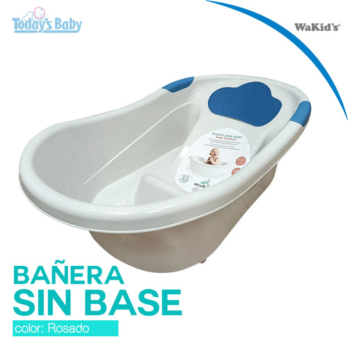 bañera sin base wakid´s azul para bebé