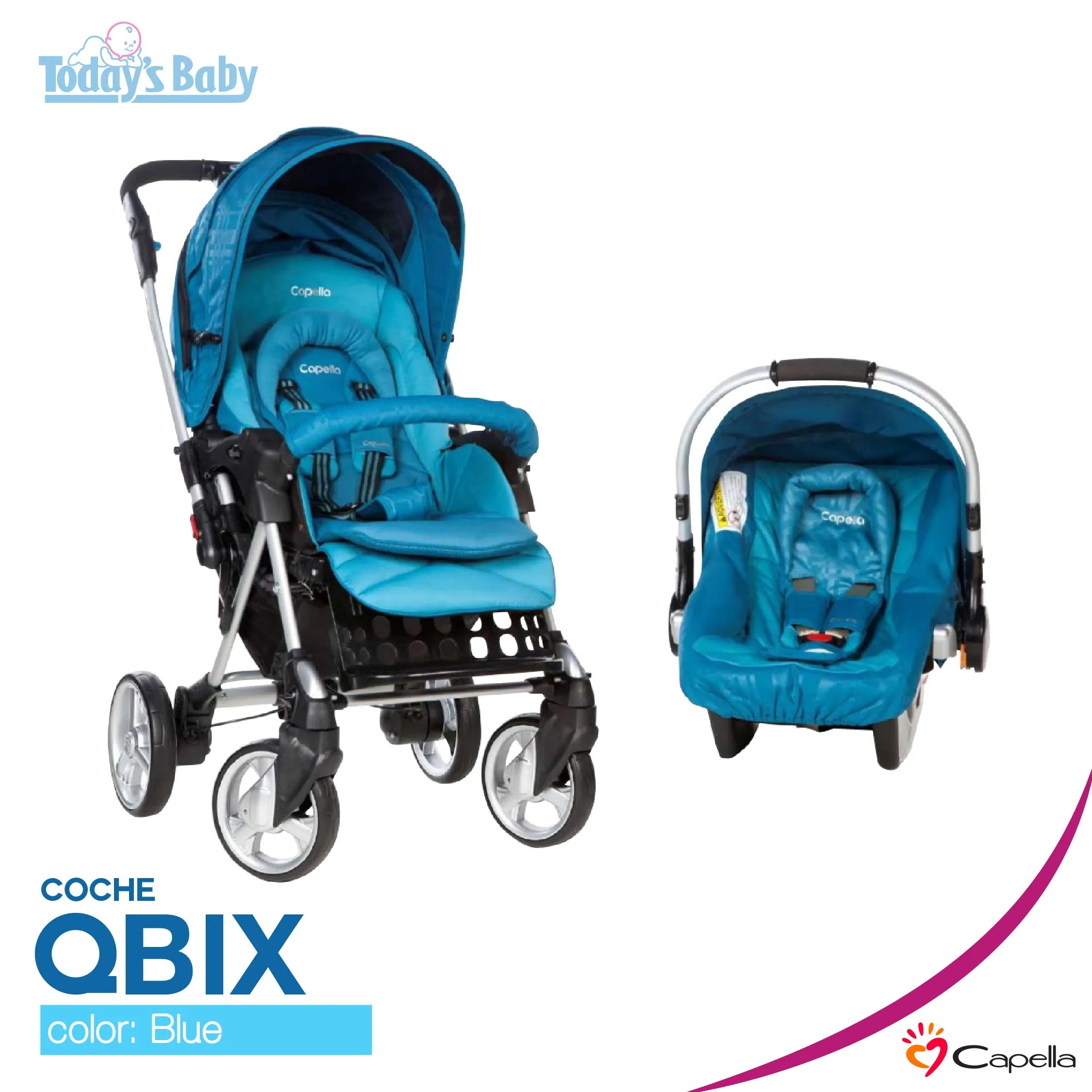 Coche Capella Qbix Pack Blue