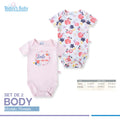 Set de 2 Bodys Flowers