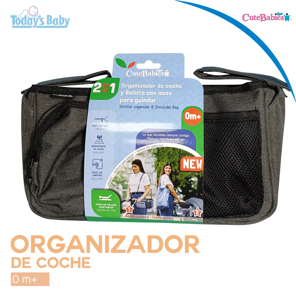 organizador de coche 2 en 1 0m+ cute babies para bebé