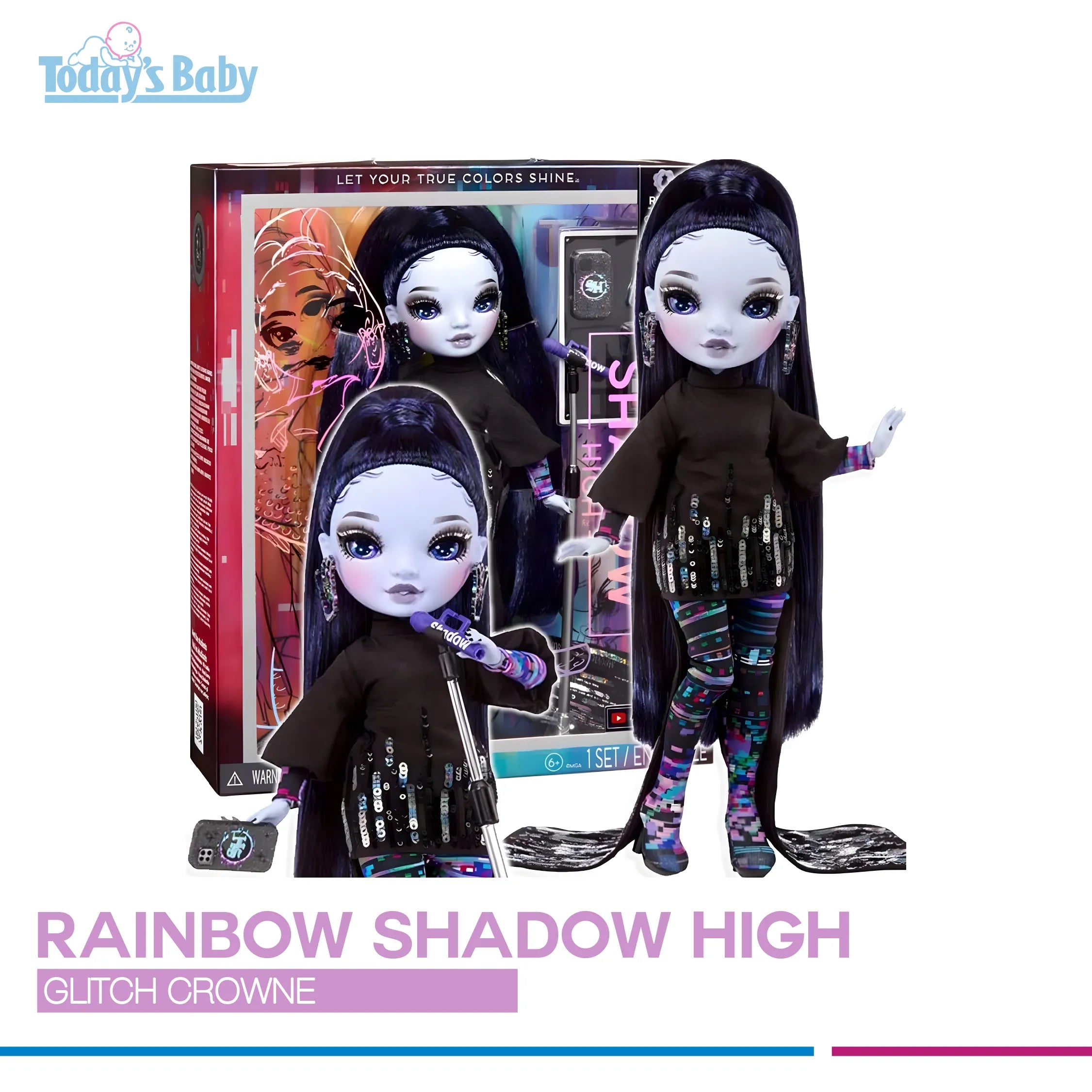 Shadow High Fashion Doll Glitch Crowne