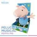 peppa pig peluche con sonido y movimiento george para bebé