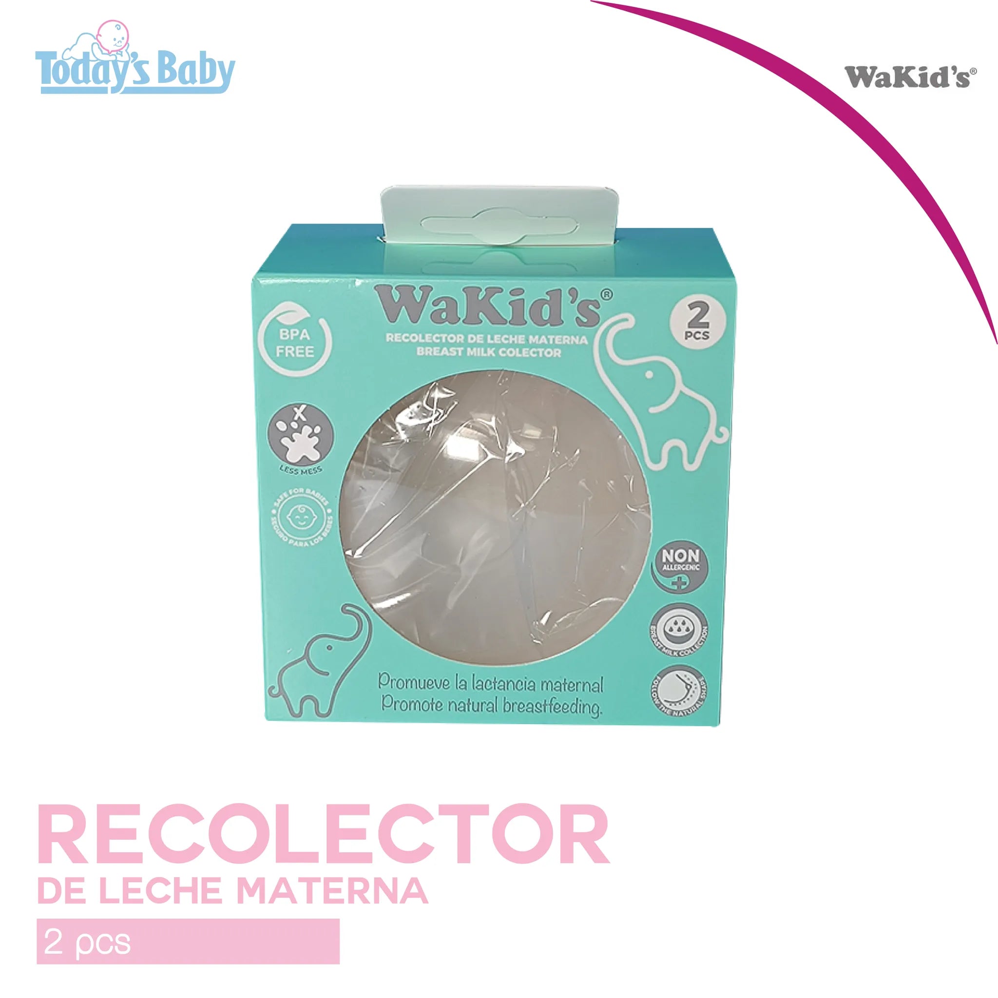 Recolector de leche materna (2 pzas)