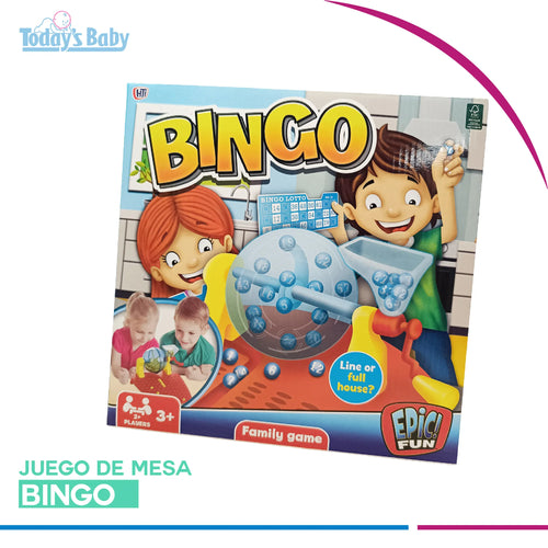 bingo para niños para bebé