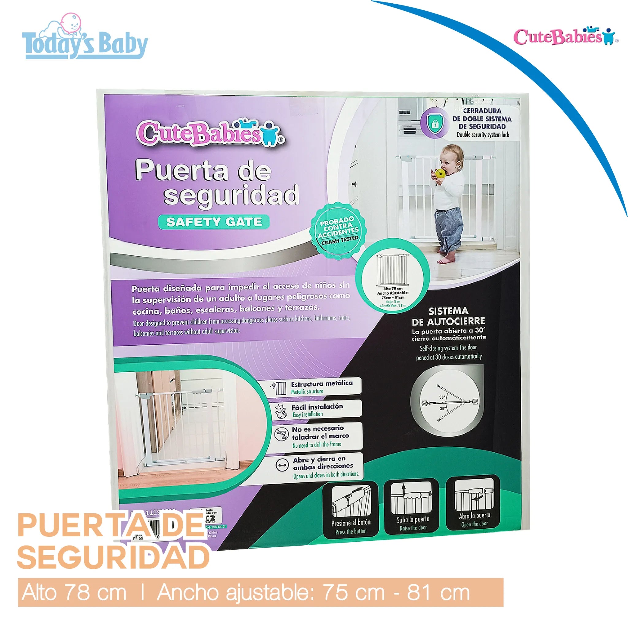 Puerta de seguridad Cute Babies