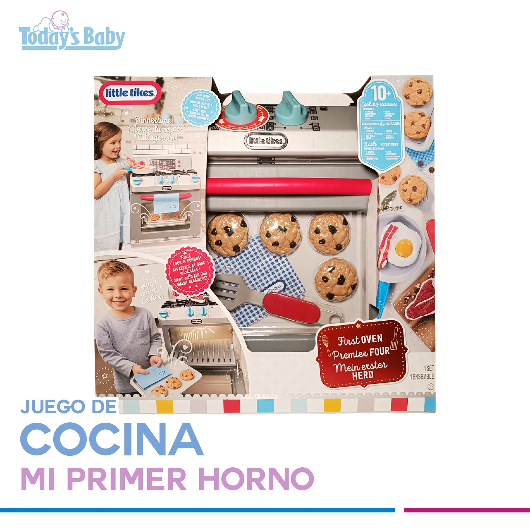 juego de cocina mi primer horno little tikes para bebé