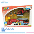 juego de bloques bomberos para bebé