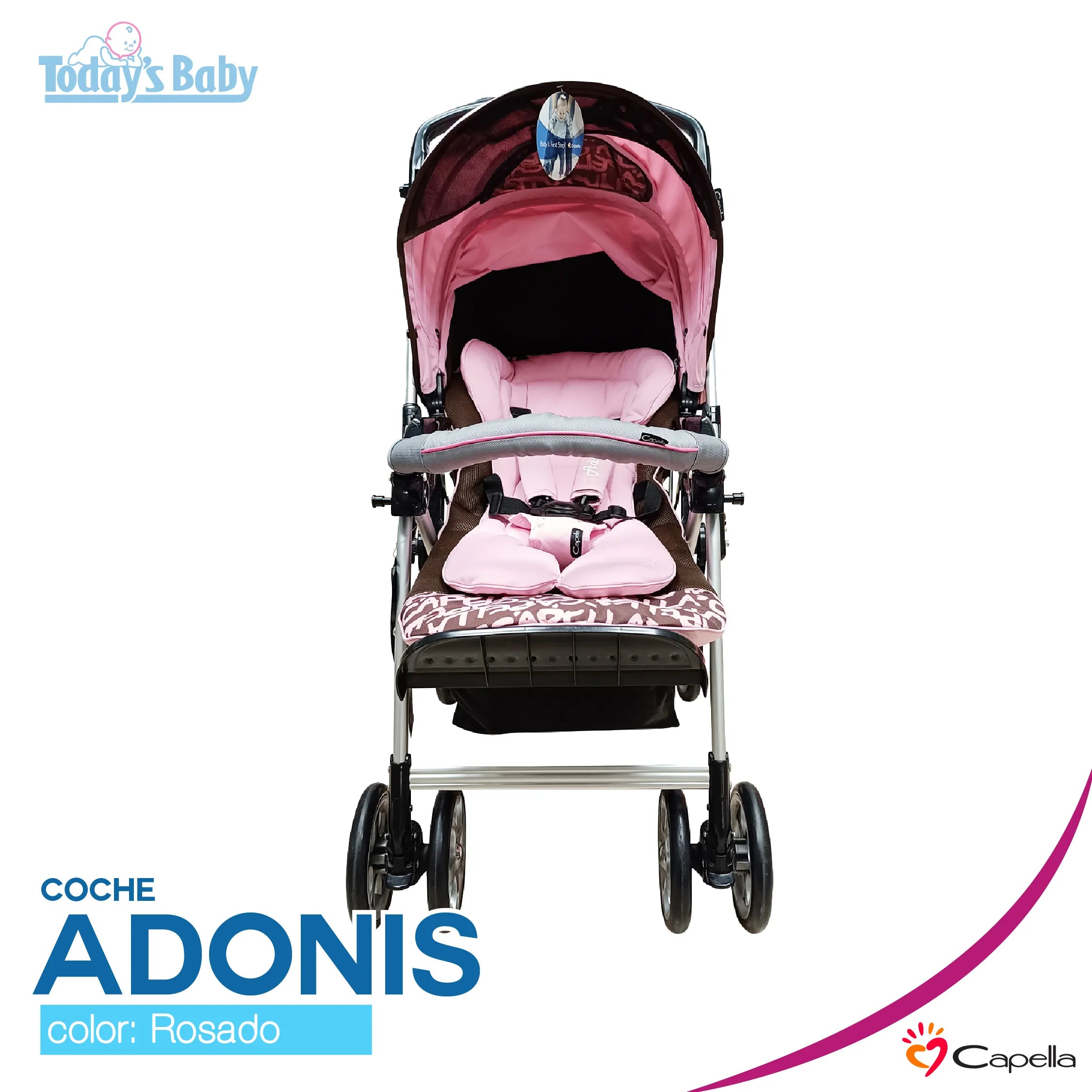 Coche Adonis Capella Rosado