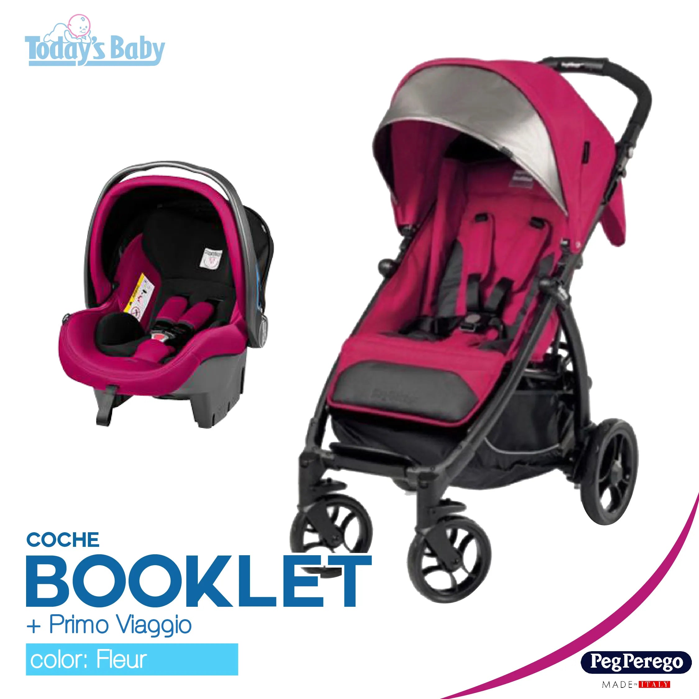 Coche Booklet Fleur + Primo Viaggio