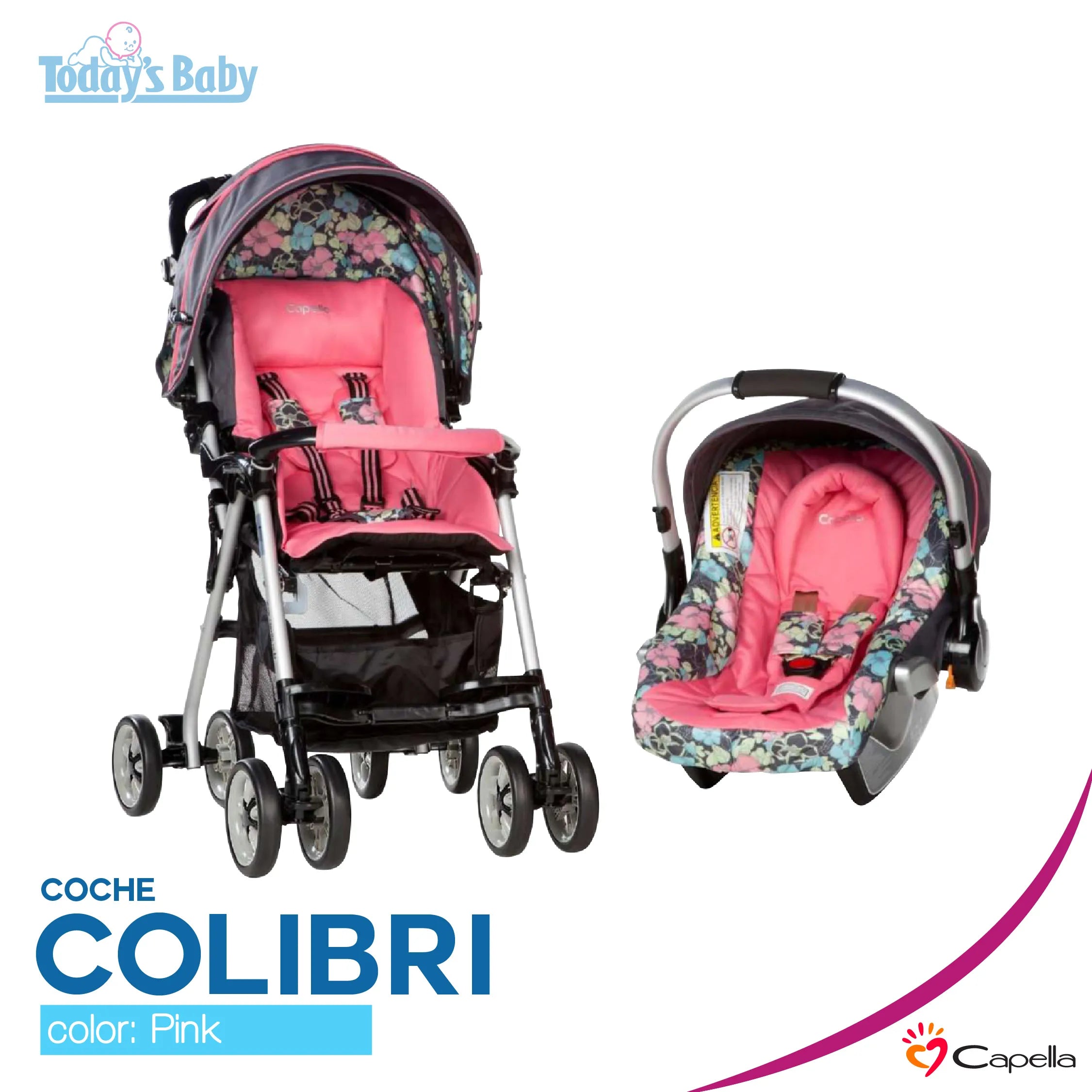 Coche Capella Colibri Pack Pink