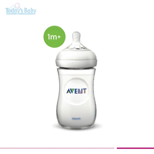 biberón natural +1m 9 oz - 260 ml avent para bebé