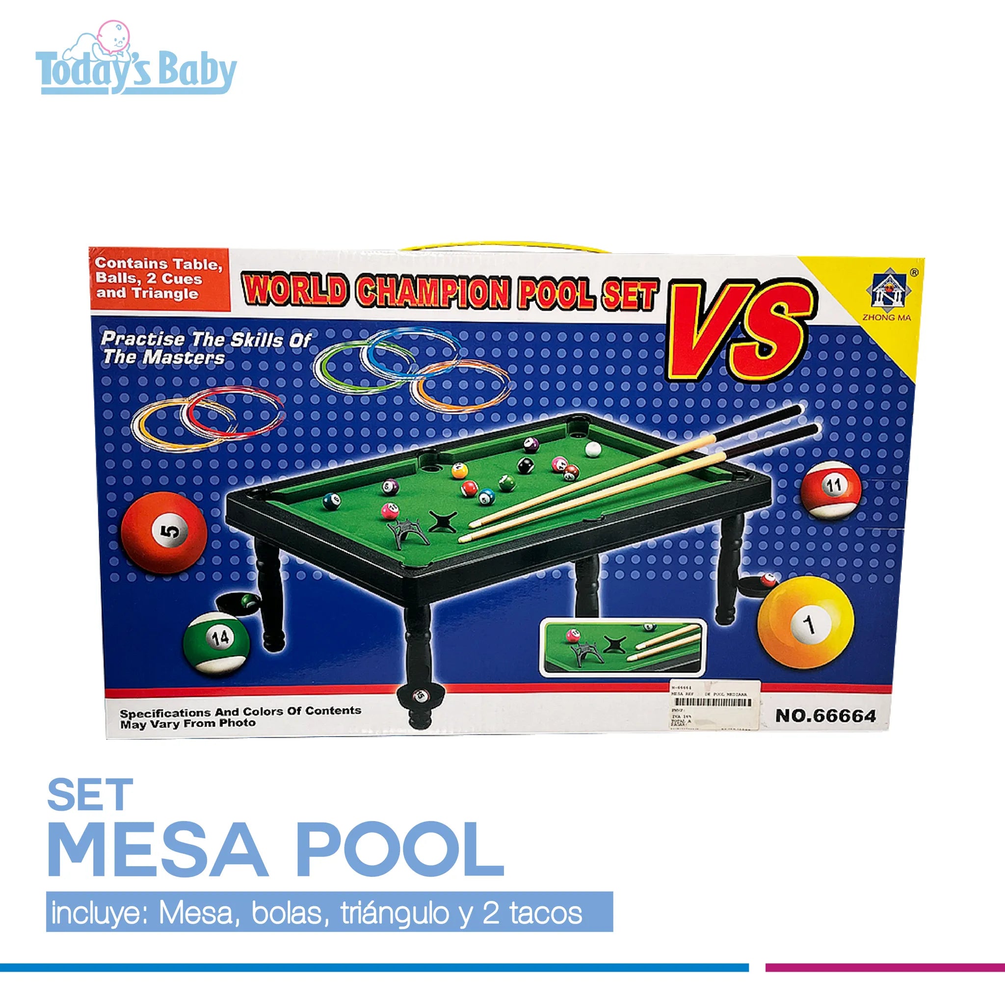 Set mesa de pool World Champion