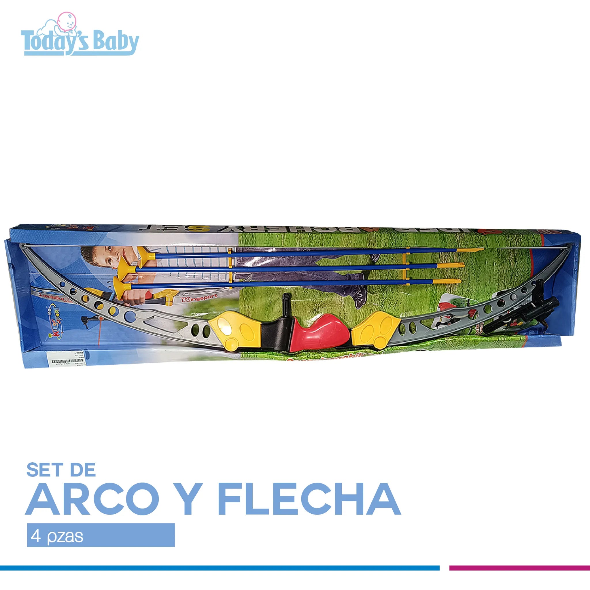 set de arco y flecha (4 pzas) para bebé