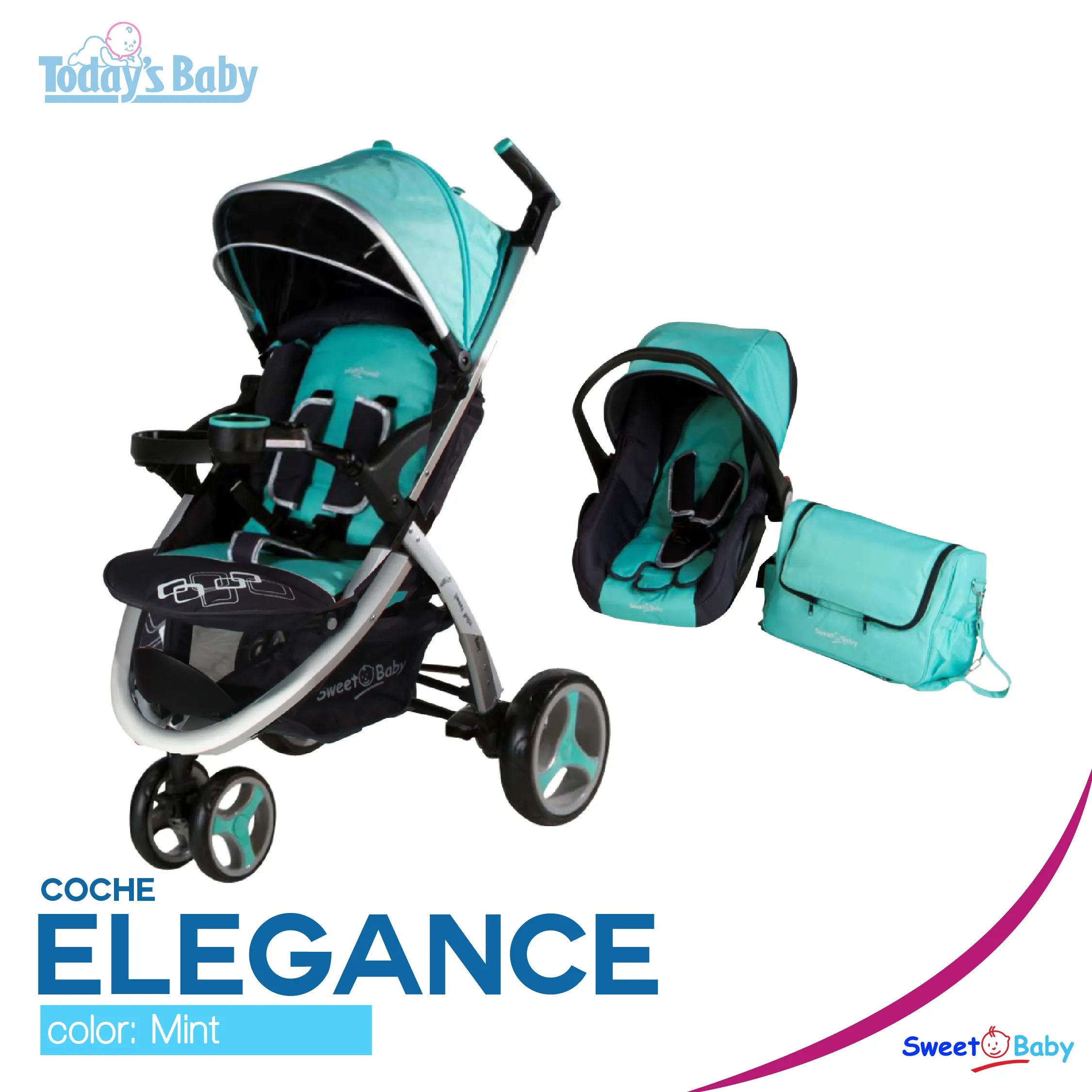 Coche Elegance Mint Sweet Baby