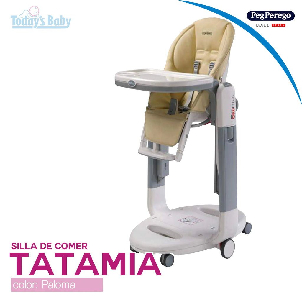 silla de comer mecedora tatamia paloma peg perego para bebé