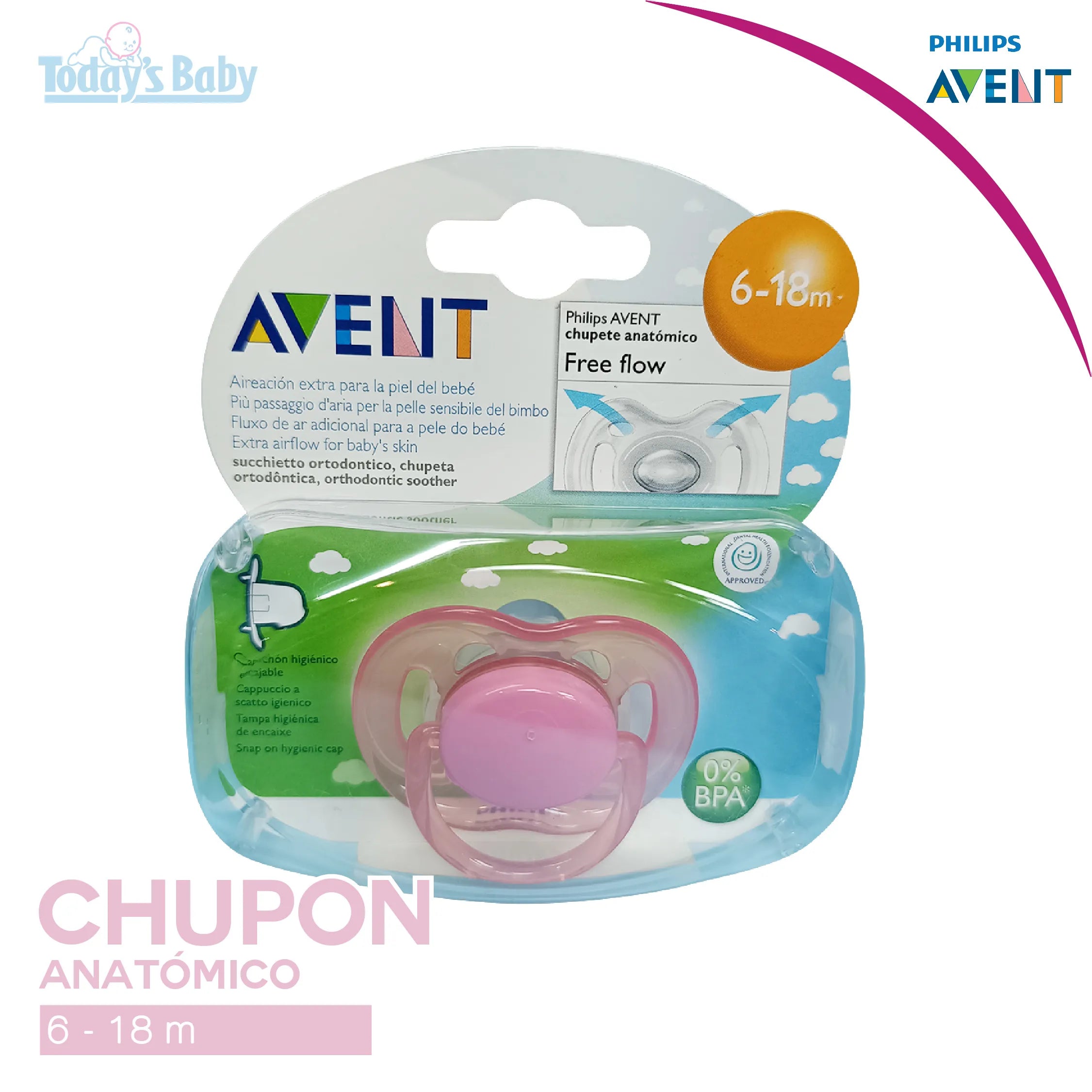 Chupón Anatómico 6-18m  Avent