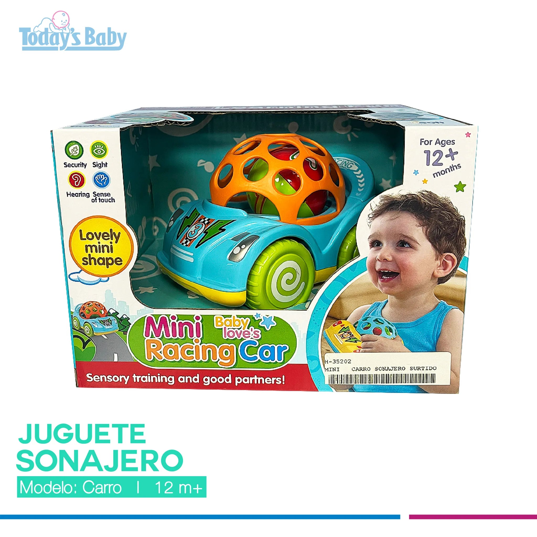 Mini carrito sonajero