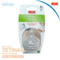 Set de Tetinas Anticólicos +6m NUK Flujo rápido