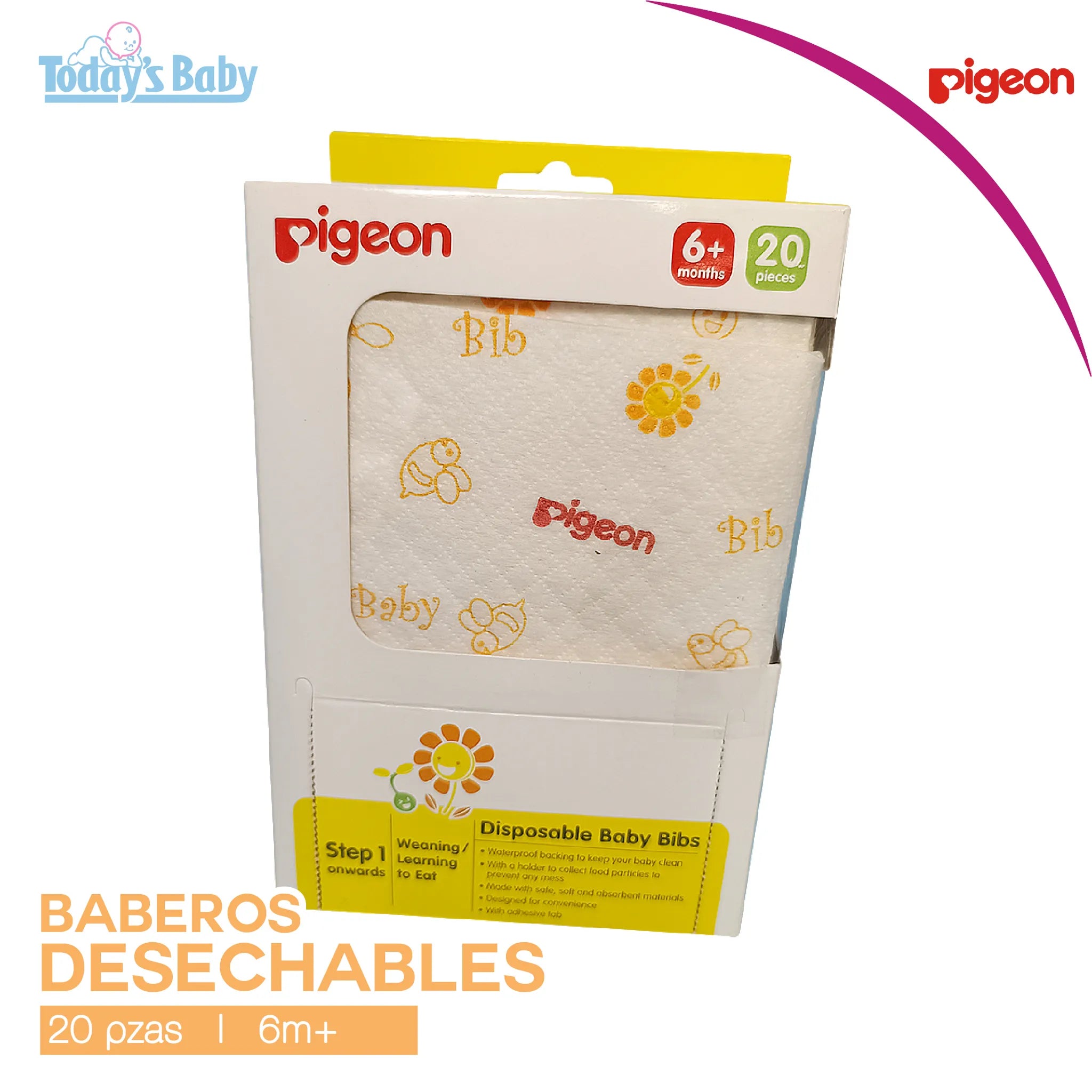 Baberos desechables (20 pzas)