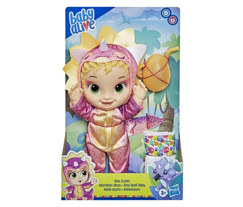 baby alive dino cutis rosado para bebé