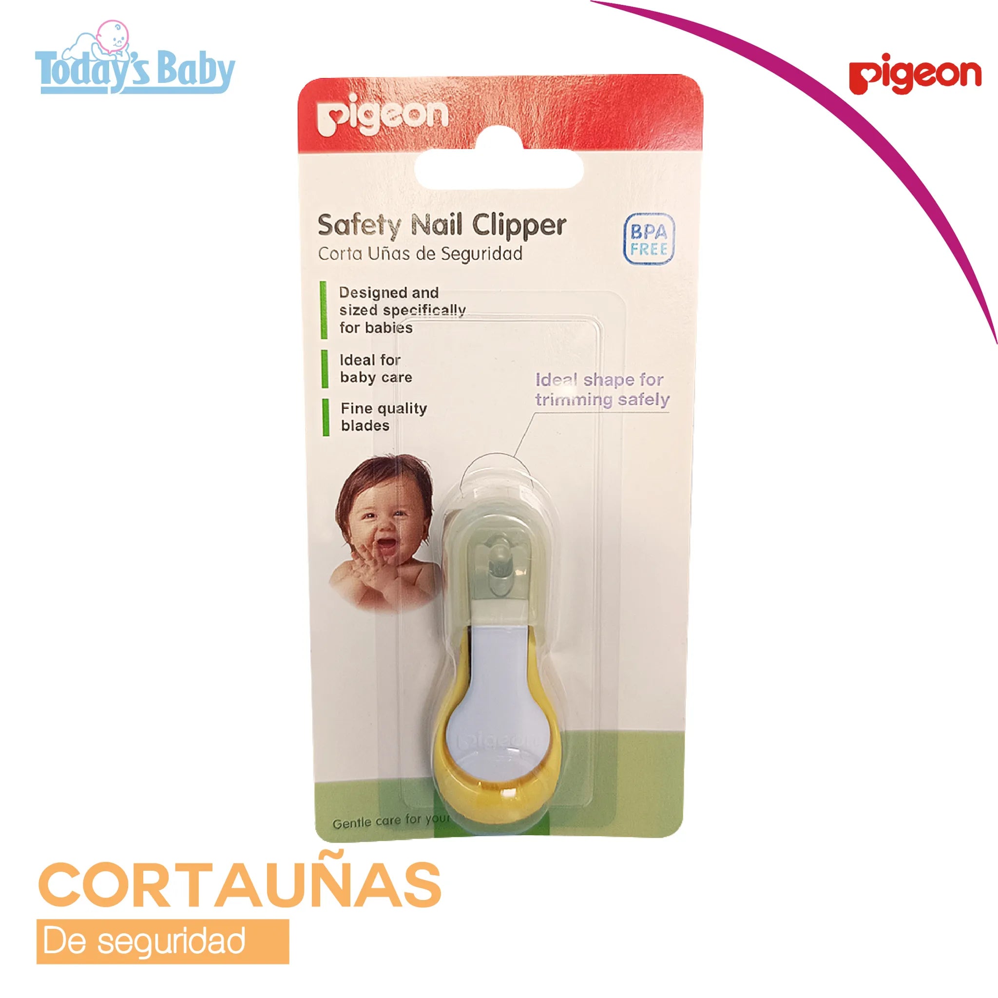 Corta uñas con seguridad Pigeon