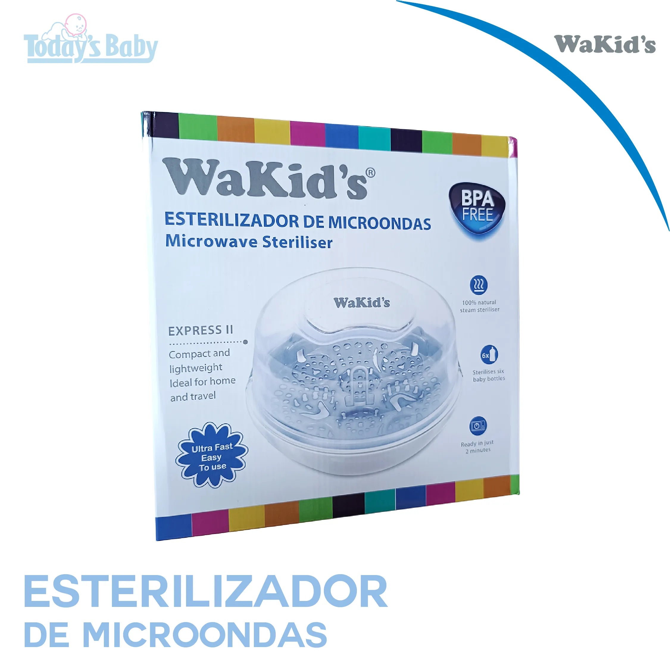 Esterilizador de microondas Wakid´s