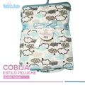Cobija de bebé nubes azul Wakid´s