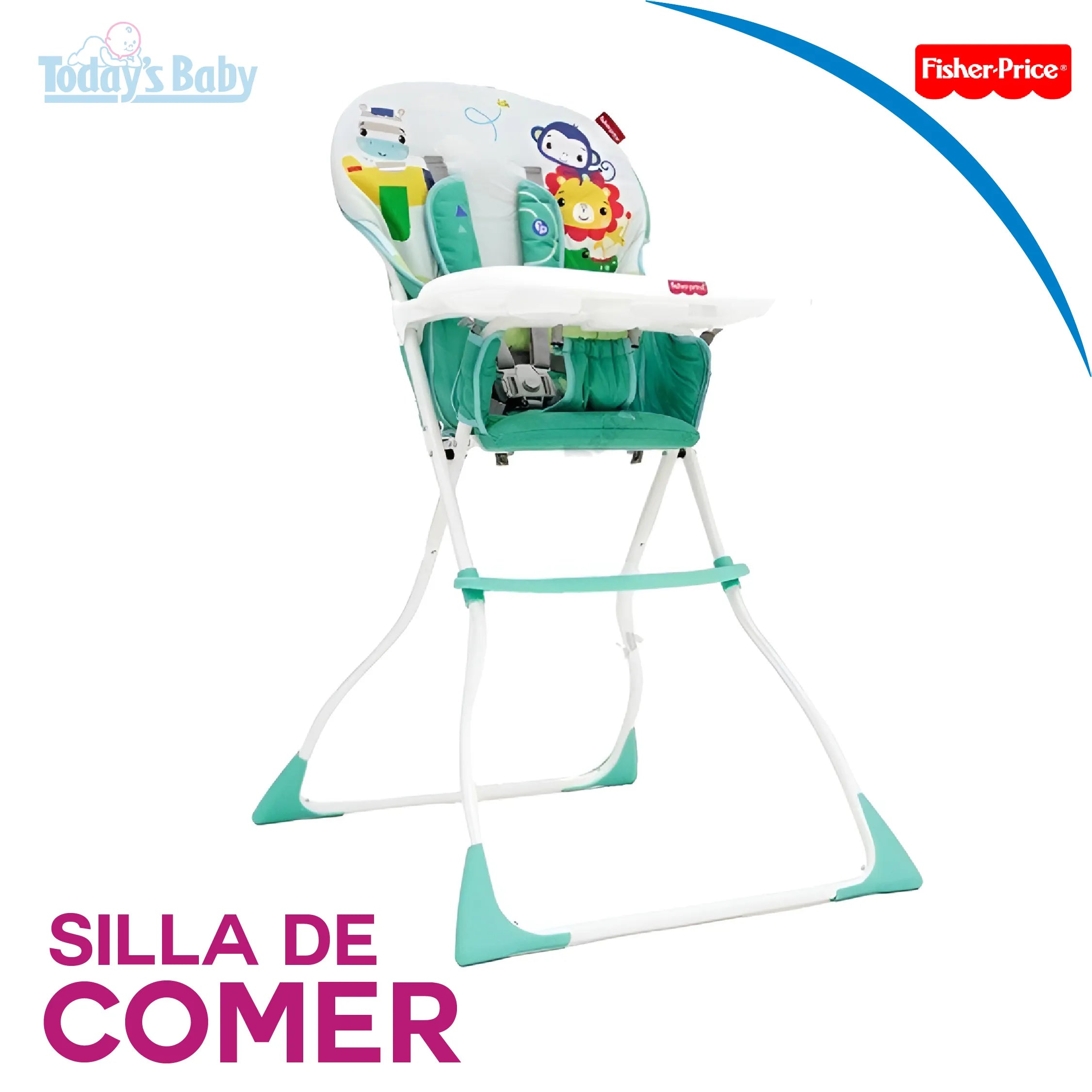 Silla de comer Fisher Price Verde