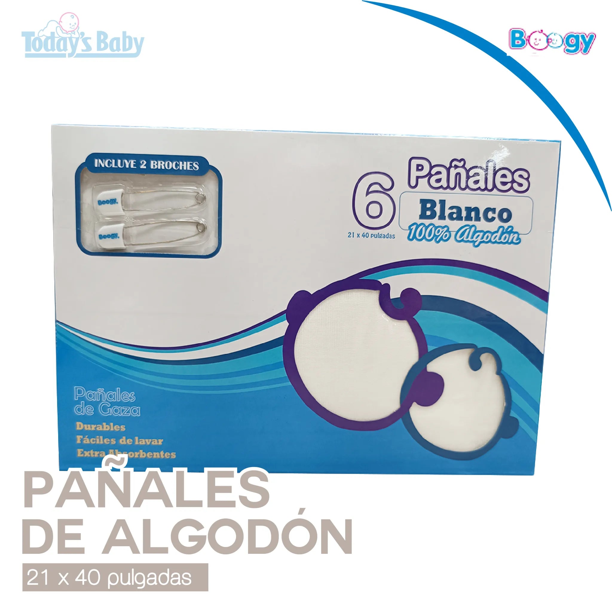 Pañales de tela Boogy
