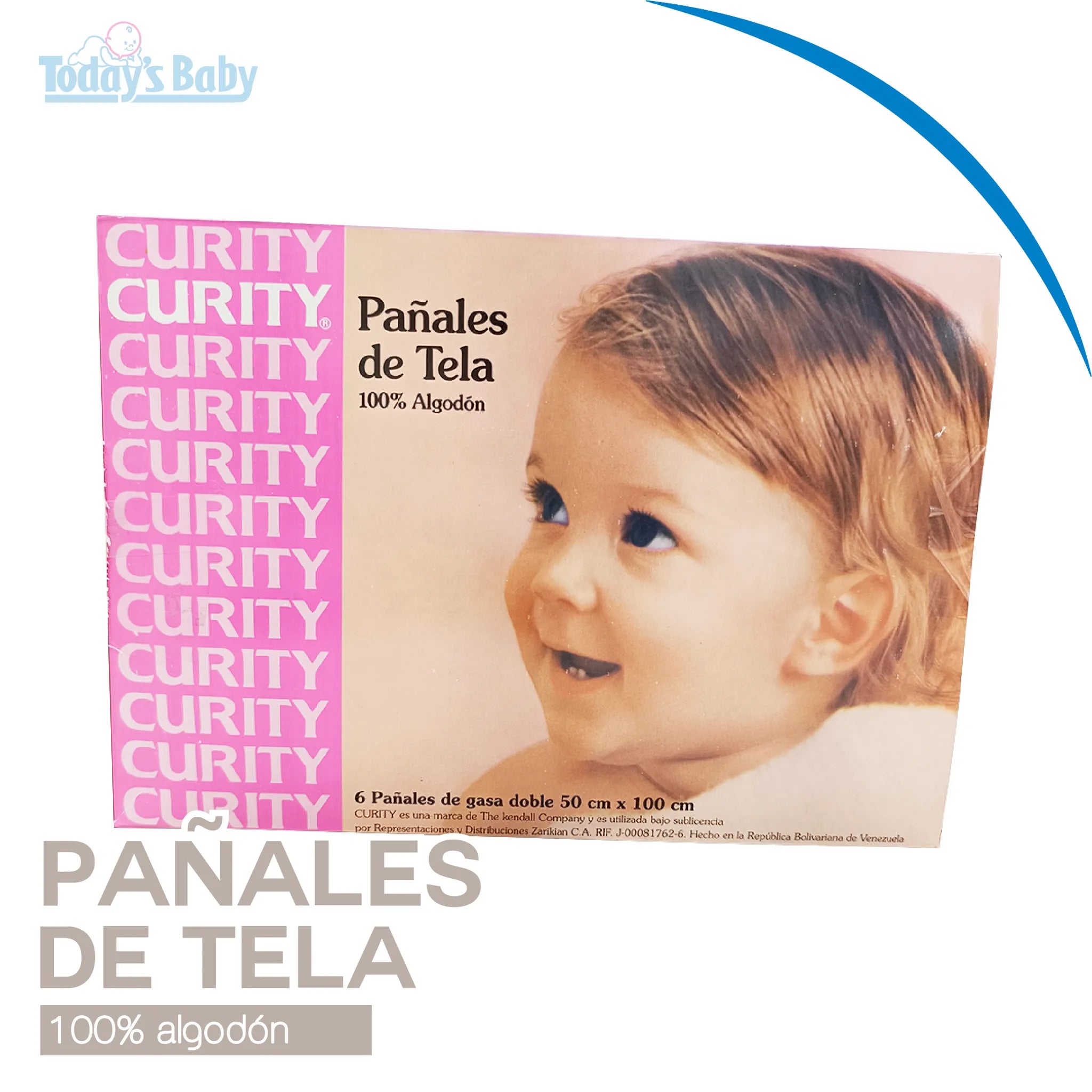 Pañales de tela Curity