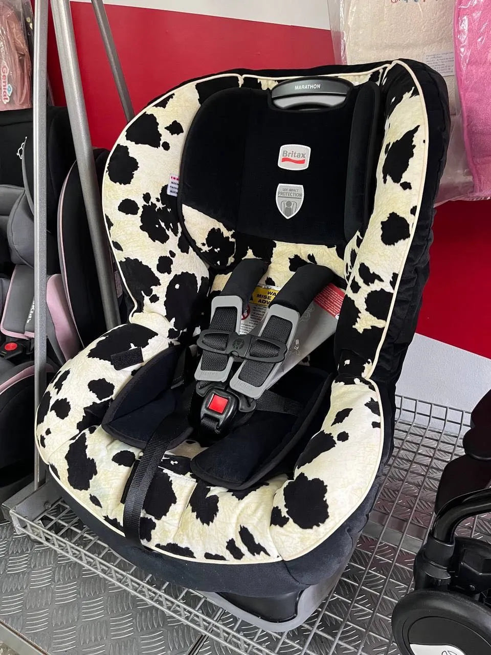 Silla para carro Britax estampado vaquita