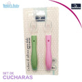 set cucharas de silicona para bebé